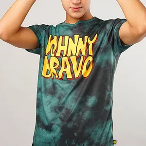 カスタム3Dプリントジョニー半袖カジュアルヴィンテージグラフィックデジタル熱転写印刷Tシャツ