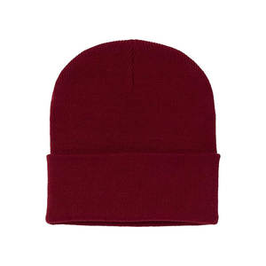 Acrylic Warm Knitted Beanie Hats with Custom Logo for Men and <b>Women</b> Comfortable Winter Caps for Cold <b>Weather</b> - Product Image 1