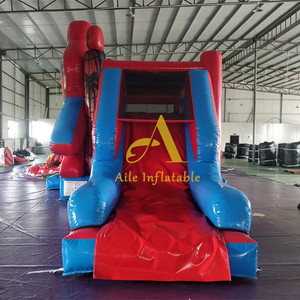 سرير قفز بطولي خارجي ممتع قابل للنفخ مع مادة Spider PVC للقفز والانزلاق - Product Image 3