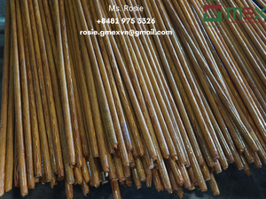 Palo de escoba de madera de plástico de eucalipto de piso vietnamita palo de fregona de madera con cabeza de fregona - Product Image 4