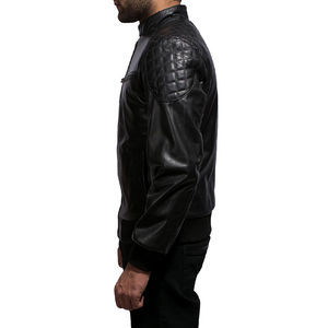 Chaqueta de cuero de moda Hombres Chaqueta ajustada hecha en Pakistán Moda mejor edición Chaquetas de cuero para hombres - Product Image 3