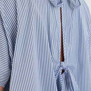 Delantal de paciente médico con correas ajustables y cómodo delantal de paciente de hospital de tela de algodón con espalda fácil de atar - Product Image 3