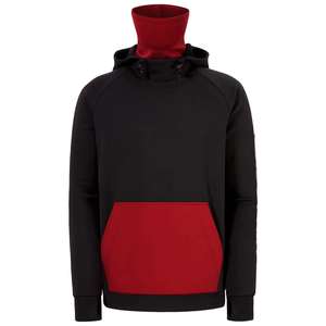 Pull personnalisé épais épais 100% coton surdimensionné cagoule à capuche épaule tombante Double fermeture éclair Style Streetwear sweats à capuche pour hommes - Product Image 3