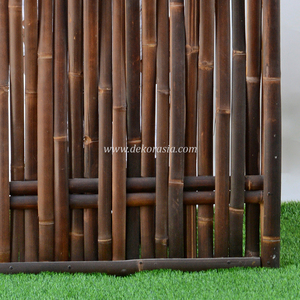 <b>Bamboo</b> Woven Mat, <b>Bamboo</b> <b>Fence</b> Woven for Home Garden Decoration, Black <b>Bamboo</b> <b>Fence</b> <b>Bamboo</b> Panels - Product Image 4