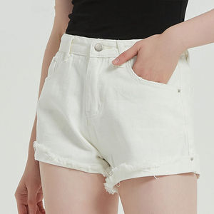 2025 Wholesale Women's Hot Selling <b>White</b> Casual <b>Denim</b> Jean Stylish <b>Short</b> Manufactured by Pakistan - Product Image 4
