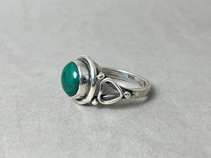 Nouvelle bague en pierres précieuses malachite chaude 925 en argent Sterling 925 nouveauté bijoux en argent pierre verte bagues minimalistes bagues personnalisées - Product Image 5