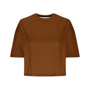 Camiseta corta con logotipo personalizado del fabricante al por mayor, camiseta con logotipo personalizado, ropa de verano, Camiseta corta para mujer - Product Image 3