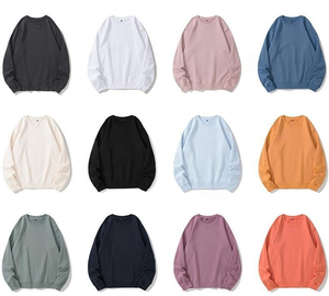 Diseño en blanco 100% algodón 330gsm tela de lana sudadera Lisa mujer ropa de invierno casual mujeres sudaderas manga larga - Product Image 4