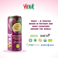Tropische Nfc 320Ml Passievruchtensap Fabriek Directe Energiedrank Uit Vietnam (Oem Odm)