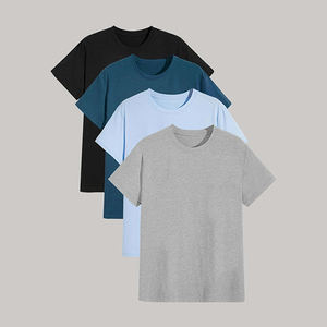 Fabricant de t-shirts à col rond T-shirt en coton uni T-shirt unisexe T-shirt en coton pour hommes T-shirts sérigraphiés personnalisés - Product Image 1