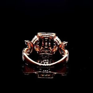 Zircon Diamond Moissanite Wedding Fine Fashion Rose Gold Anillos casuales para damas para cualquier ocasión - Product Image 3