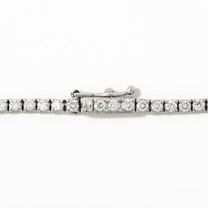 Collier tennis en diamant de luxe 5,00 carats en or blanc, bijoux fins élégants, collier statement, cadeau idéal pour un anniversaire - Product Image 4