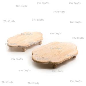 Plateau en bois au design merveilleux pour servir des aliments de la plus grande qualité Plateau de service de restaurant de deux tailles différentes - Product Image 1