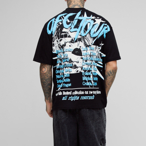 T-shirts Homme Oversize de Luxe Personnalisés de Haute Qualité, 100% Coton, Épaules Tombantes, Grammage Lourd, Imprimés, Col Rond, Manches Courtes - Product Image 3
