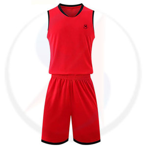 Maillots et shorts de basket-ball respirants à séchage rapide, taille plus, 100% polyester |   Kit d'équipe personnalisé |   Fournisseur de vêtements de sport OEM ODM - Product Image 1