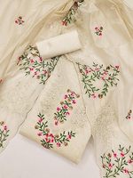 Dernier modèle 2025 Salwar Kameez ethnique pour femme, non cousu, 3 pièces, broderie imprimée, soie et coton, élégant, pour fête et hiver