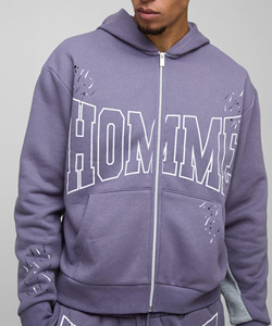 Conjunto de chándal holgado personalizado para hombre, Sudadera con capucha de gran tamaño y pantalones de chándal diseñados para el movimiento y la comodidad - Product Image 2