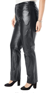 Falda de cuero genuino de alta calidad 100% con hebilla Vintage decoración de cinturón de patrón sólido para mujeres para ropa de fiesta - Product Image 5