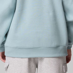 Conception de logo personnalisée, col zippé, service OEM, épaules tombantes, design de haute qualité pour femmes, manches longues, vêtements décontractés - Product Image 6