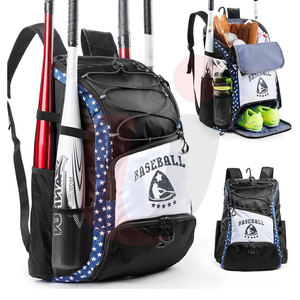 Bolsas de béisbol con logotipo personalizado de alta calidad, diseño de mochila ligera con colores únicos, venta al por mayor a bajo precio - Product Image 1