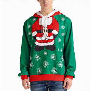 Casual Winter <b>Christmas</b> Men's <b>Hoodie</b> 100% Polyester Winter <b>Christmas</b> Series Custom Embroidered Design <b>Christmas</b> Hoodies Men - Product Image 5