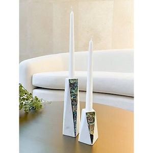 Bougeoir en marbre vert clair de haute qualité pour la décoration intérieure et Noël bon prix photophore et bougeoir votif - Product Image 6