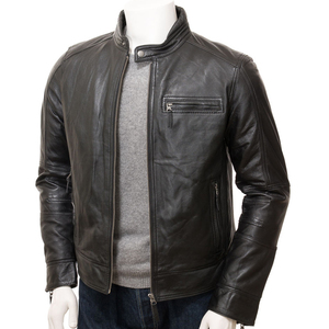 Best Design Men's Leather <b>Jacket</b> Custom Color and Size Top Quality Fashion PU Leather <b>Jacket</b> for Men's Breathable Customized - Product Image 1