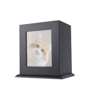 Urne décorative en bois pour cendres d'animaux domestiques Urnes funéraires en bois pour cendres de chat et de chien Urnes funéraires à bas prix - Product Image 4