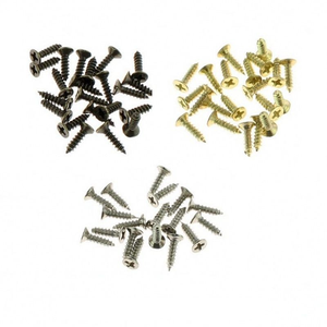 Tornillos Autorroscantes de Metal Plateado, Bronce y Latón Negro de 2-8mm, 5000 Unidades, para Fijación de Bisagras y Cierres de Muebles de Madera - Product Image 1