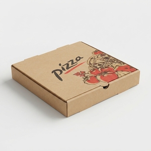 Caja de Pizza de Papel Kraft Corrugado Biodegradable de Alta Gama, con Logotipo Personalizado Impreso, Diseño de Tomate, para Comida para Llevar, Venta al Por Mayor - Product Image 3