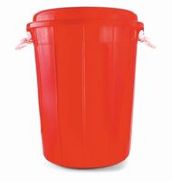 ANAX IMPEX Fûts de stockage d'eau en plastique PP de qualité industrielle supérieure, personnalisés, 60 litres, à ouverture supérieure, haute performance, finition brillante