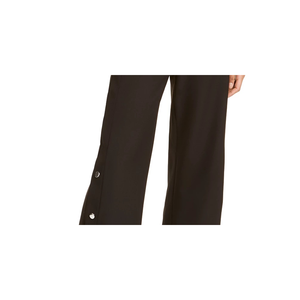 Pantaloni Rani da Donna Rachel Roy a Vita Alta, Gamba Larga, in Crepe, Taglia 0, Antirughe, Traspiranti, Stile Cargo Disponibili - Product Image 3