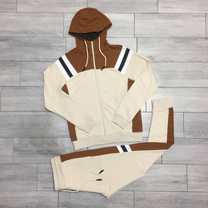 2025 gros logo personnalisé survêtement de haute qualité 2 pièces Gym Fitness porter pour hommes écologique grande taille différent hiver - Product Image 4