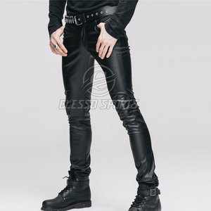 Vente directe d'usine, nouvelle arrivée, pantalon en cuir pour homme à manches longues, pantalon en cuir d'hiver personnalisé en gros - Product Image 6
