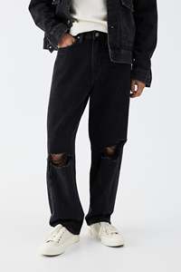 Jean droit vintage confortable, durable et léger pour homme – Idéal pour l'été et les aventures en plein air - Product Image 5