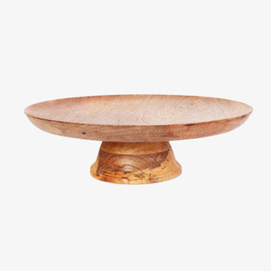 Présentoir à gâteaux en bois d'acacia avec couvercle en acrylique pour mariages Présentoir à gâteaux rond en bois pour produits de mariage Plateau de présentation pour cupcakes - Product Image 5
