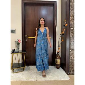 เสื้อผู้หญิงสไตล์โบฮีเมียนผ้าฝ้ายคุณภาพสูง พิมพ์ลายปัก งานปักคุณภาพดี รุ่นใหม่ล่าสุดปี 2025 แขนกุด ทรงปกติ สไตล์วินเทจ สำหรับฤดูร้อน - Product Image 6