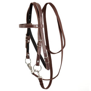 Bride de cheval en cuir réglable confortable bride d'équitation formation durable équipement équestre équipement de cheval professionnel - Product Image 6
