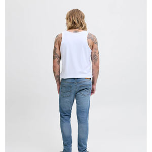 Jeans en denim grande taille en gros, pantalons décontractés pour femmes, logo personnalisé pour hommes, nouveau design, haute qualité, coupe ajustée, jambe large personnalisée, OEM - Product Image 6