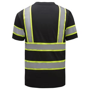 T-shirt de sécurité pour homme, col rond, en polyester, haute qualité, design 2026, dernière conception, pour l'extérieur - Product Image 6