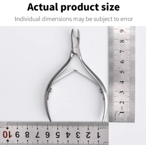 Nuevas Pinzas Profesionales para Cutículas de Acero Inoxidable con Cuchillas Afiladas y Abertura de Mandíbula Ancha para Cortar Uñas y Uñas Gruesas - Product Image 6