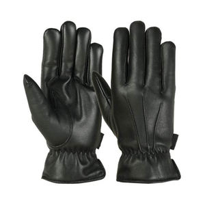 Guantes de conducción de invierno para hombres y mujeres Negro Marrón Ajuste personalizado Etiqueta privada Venta al por mayor Guantes de cuero de piel de oveja - Product Image 5