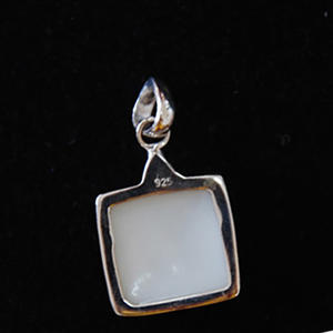 จี้เปลือกหอยประดับเงิน เครื่องประดับเปลือกหอยเงินเคลือบทอง พร้อมจี้ลายสวยงามสำหรับเป็นของขวัญ - Product Image 2