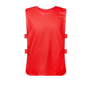 Vente en gros de bavoirs d'entraînement de football réversibles au design personnalisé 100% gilet en maille de polyester maillot de football sans manches pour la pratique du football - Product Image 3