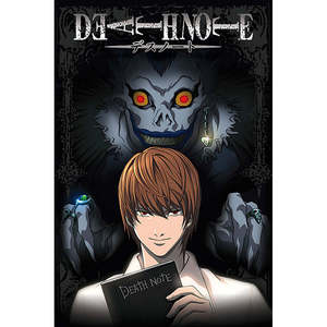 Póster de Death Note de Estilo Moderno 'From the Shadows' en Lienzo con Marco Negro para Decoración de Pared - Product Image 2