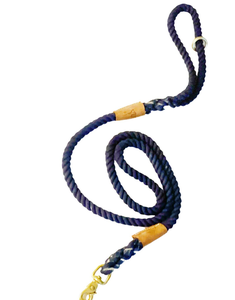 Dog Cotton Rope Leash <b>White</b> Handmade Lead Organic Reflective Leash Soft Ropes Knotted Leash Colored Cotton Rope Handmade Leash - Product Image 1