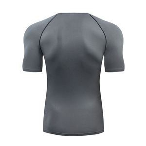 เสื้อยืดฟิตเนสผู้ชายทำจากวัสดุโพลีเอสเตอร์ปรับแต่งได้2025ทันสมัยฤดูร้อน - Product Image 6