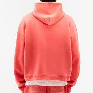 เสื้อมีฮู้ดคุณภาพสูงทรงโอเวอร์ไซส์มีโลโก้และสีตามสั่ง - Product Image 4