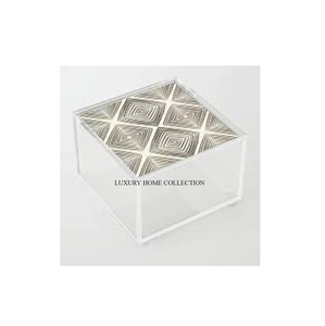 ฐานอะคริลิคโลหะแบบมีสไตล์กล่องหวานทนทานวัสดุที่ดีที่สุดสำหรับงานแต่งงานงานรื่นเริง - Product Image 4