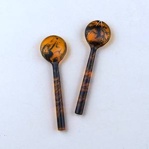 Serveurs à salade de cuisine Ensemble de 2 bols de vente chaude Fabriqué en Inde Comprend un ensemble de service à salade en bois - Product Image 6